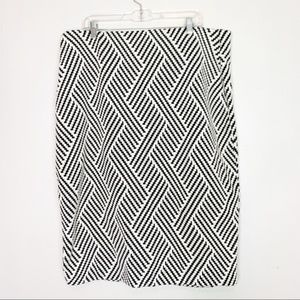Black and White Lane Bryant Skirt